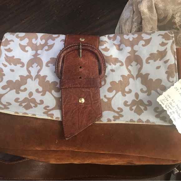 Custom made Obi Sac purse. Made with recycled leathers. - Picture 1 of 4